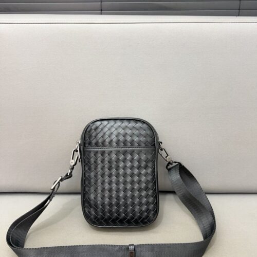 【AT2915】Bottega Venetaの手編みの🚹メンズモバイルバッグ、ショルダーバッグ、斜め掛けバッグは、精巧なインレイ装飾を使用し、クラシックで使いやすいです。実物撮影、防塵袋付きの配送。