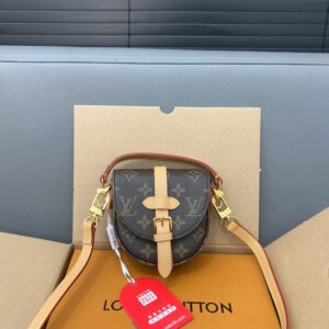 【AT2919】Louis Vuitton（ルイ・ヴィトン）のミニフリップショルダーバッグ、シールドバッグ、マサドバッグ、男女兼用。精巧なインレイワークを採用し、クラシックで使いやすい実物撮影、防塵袋付き配送。
