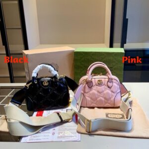 【AT2924】GucciのMatelasseエンボスシリーズの貝殻バッグ🔥手持ちでも肩掛けでも可👍セレブ愛用！高級品！牛革素材！多くの有名人が愛用する爆発的ヒット商品〜