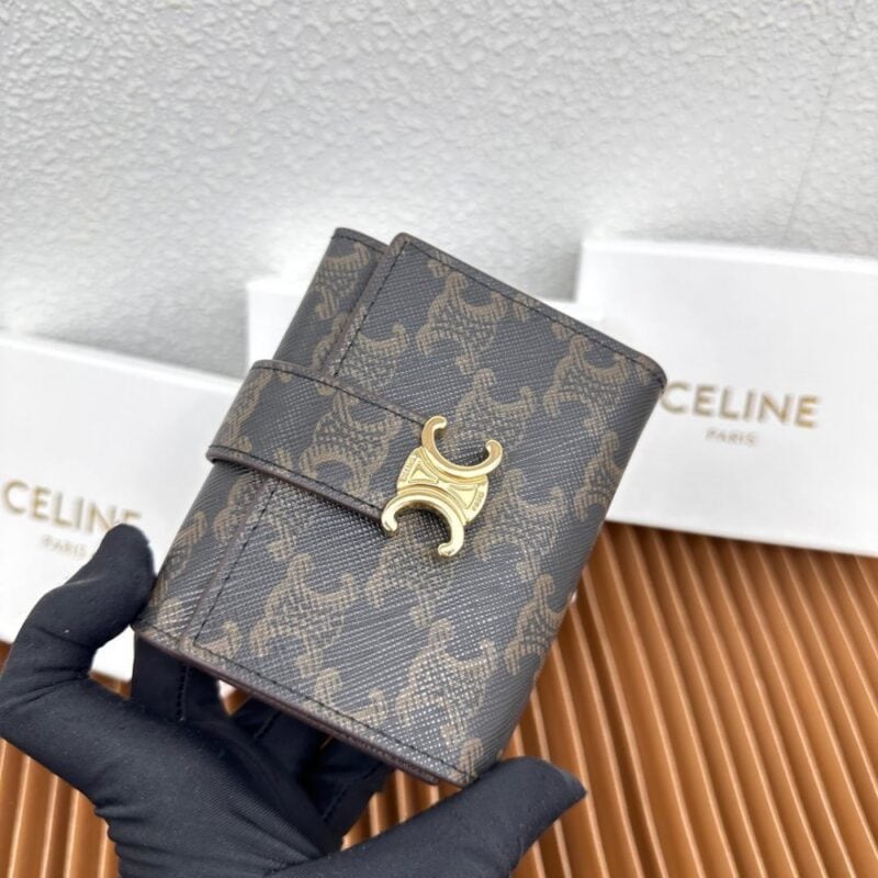 【AT3359】CELINE クラシックTriompheキャンバス小銭入れ ファッションと贅沢 クラシック必須