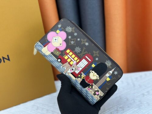【AT3367】LV ルイ・ヴィトンのクラシックな長財布 - ロンドンシティ限定版