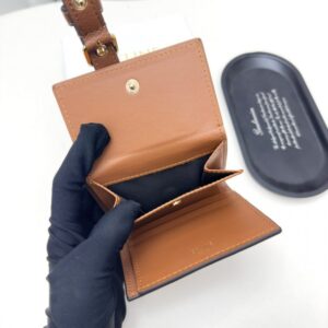 【AT3408】Celineファッションレザーウォレット、クラシックでシンプルなデザイン、実用的なマルチ機能、日常および外出に最適。