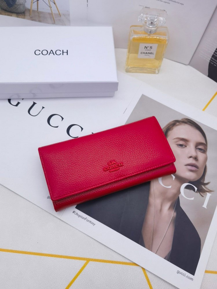 【AT3434】COACHのクラシックな長財布｜万能でエレガント｜使い勝手のよい収納｜贈り物のベストチョイス