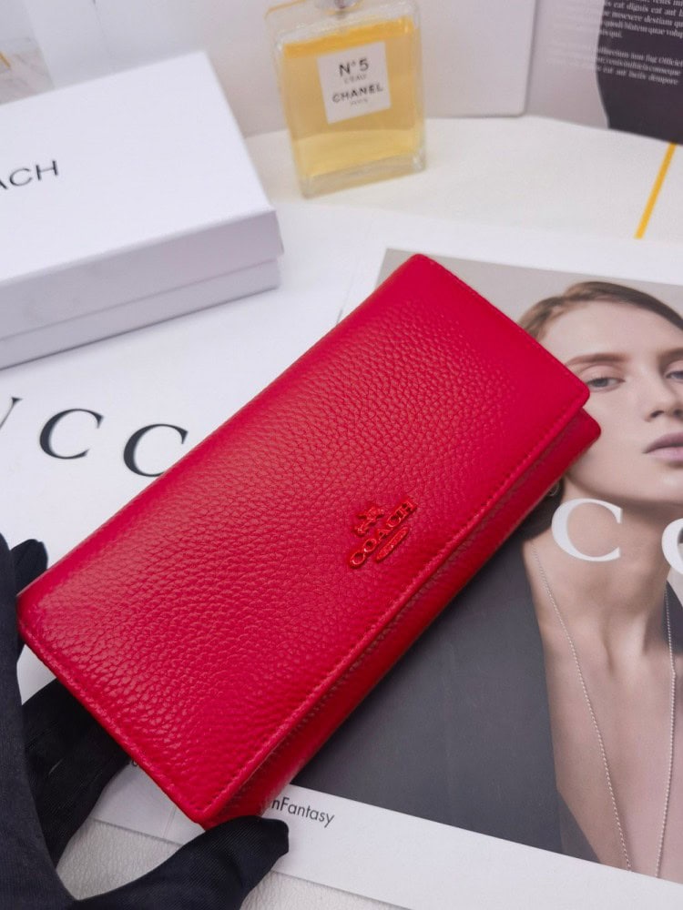 【AT3434】COACHのクラシックな長財布｜万能でエレガント｜使い勝手のよい収納｜贈り物のベストチョイス