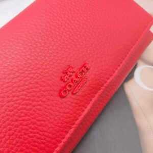 【AT3434】COACHのクラシックな長財布｜万能でエレガント｜使い勝手のよい収納｜贈り物のベストチョイス