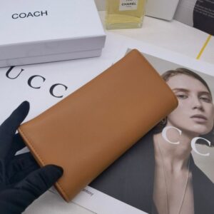 【AT3458】COACHのクラシックなC字母のカラーブロックの長財布｜大容量のデザイン｜ファッションや合わせやすい｜コレクションする価値あり