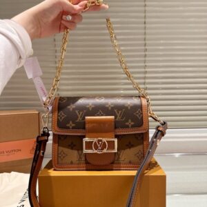 【AT3480】LVのクラシックなオールドフラワーミニチェーンバッグ| レトロなファッションショルダーバッグ| ハイエンドな感覚の万能バッグ