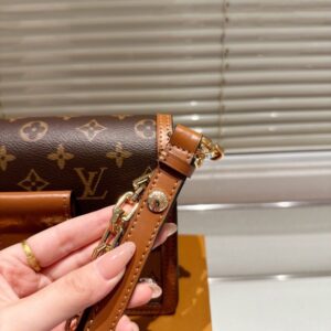 【AT3480】LVのクラシックなオールドフラワーミニチェーンバッグ| レトロなファッションショルダーバッグ| ハイエンドな感覚の万能バッグ