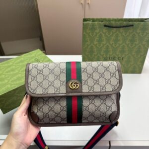 【AT3486】Gucci クラシック GGスプリームキャンバスショルダーバッグ ヴィンテージスタイル ラグジュアリーカジュアル