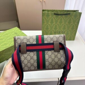 【AT3486】Gucci クラシック GGスプリームキャンバスショルダーバッグ ヴィンテージスタイル ラグジュアリーカジュアル