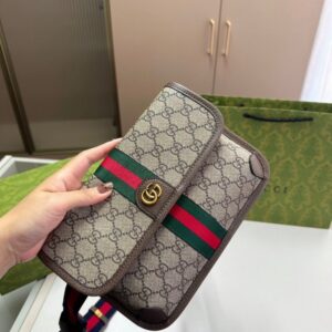 【AT3486】Gucci クラシック GGスプリームキャンバスショルダーバッグ ヴィンテージスタイル ラグジュアリーカジュアル