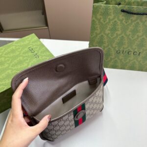 【AT3486】Gucci クラシック GGスプリームキャンバスショルダーバッグ ヴィンテージスタイル ラグジュアリーカジュアル