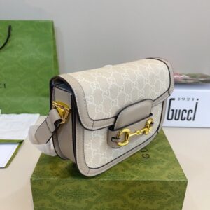 【AT3494】Gucci Horsebit 1955クラシックホースビットシングルショルダーバッグ。ヴィンテージでおしゃれな必需品。