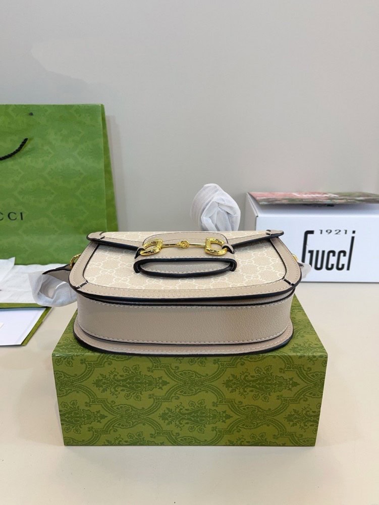 【AT3494】Gucci Horsebit 1955クラシックホースビットシングルショルダーバッグ。ヴィンテージでおしゃれな必需品。