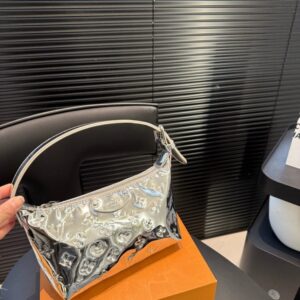 【AT3513】LV Mirror ミラー銀色ショルダーバッグ | クラシックなモノグラムデザイン | おしゃれで万能な使いやすさ