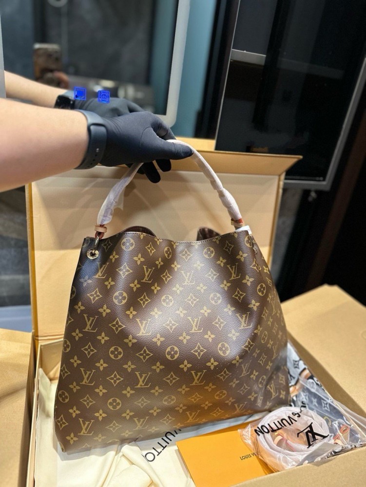 【AT3527】Louis Vuitton ルイ・ヴィトンのグレースフルMM：大容量ショルダーバッグ | クラシックなモノグラムトートバッグ | 軽量で実用的な通勤バッグ