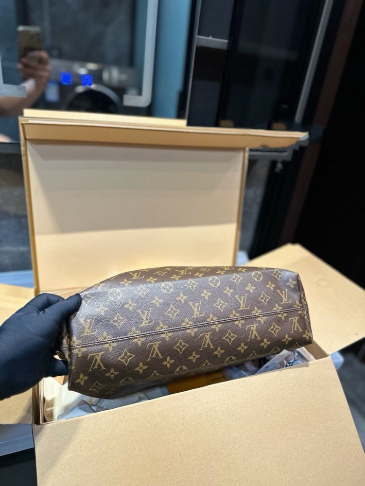 【AT3527】Louis Vuitton ルイ・ヴィトンのグレースフルMM：大容量ショルダーバッグ | クラシックなモノグラムトートバッグ | 軽量で実用的な通勤バッグ