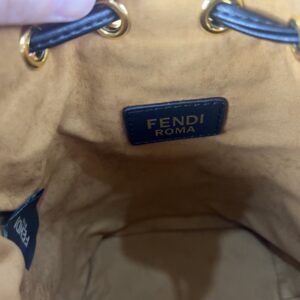 【AT3543】Fendi クラシック FF モノグラム バケツバッグ ビンテージキャンバスと牛革の組み合わせ オールマッチの紐付きバッグ ショルダーと斜め掛けの両用