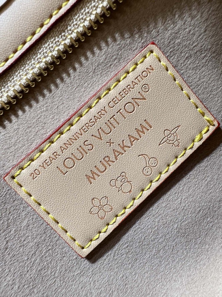 【AT3547】Louis Vuittonのクラシックなカラーモノグラム柄のトートバッグ、ビンテージ風の小さなハンドバッグ、ミニコインケース付き