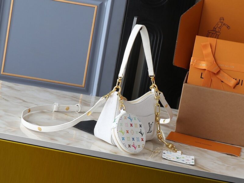【AT3549】Louis Vuitton x 村上隆 マルチカラー マルチカラー印刷ハンドバッグ、ショルダーバッグ、ミニバッグ