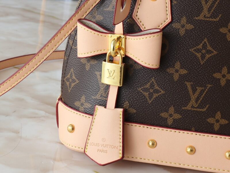【AT3551】Louis Vuitton（LV）のモノグラムハンドバッグ、クラシックなモノグラム柄とレザーの切り替え、ファッショナブルで万能なショルダーバッグ/斜め掛けバッグ