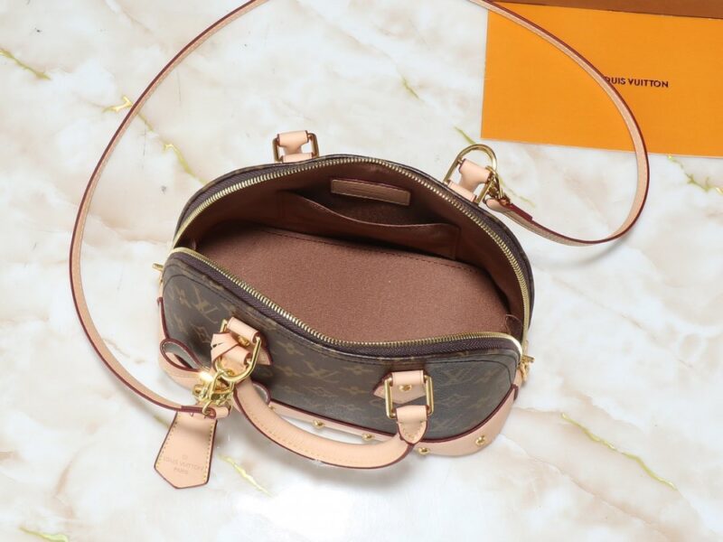 【AT3551】Louis Vuitton（LV）のモノグラムハンドバッグ、クラシックなモノグラム柄とレザーの切り替え、ファッショナブルで万能なショルダーバッグ/斜め掛けバッグ