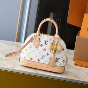 【AT3553】Louis Vuitton ルイ・ヴィトン × 村上隆 20周年記念モデル クラシック マルチカラー ハンドバッグ