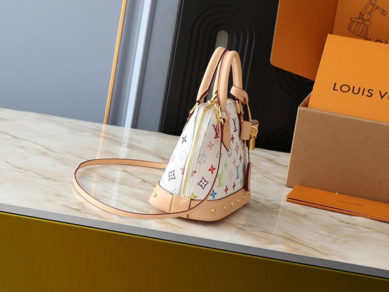 【AT3553】Louis Vuitton ルイ・ヴィトン × 村上隆 20周年記念モデル クラシック マルチカラー ハンドバッグ