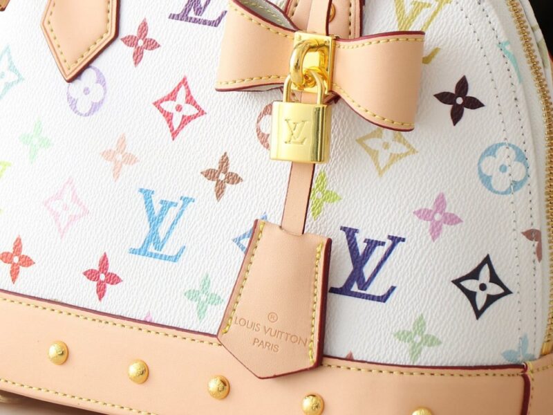 【AT3553】Louis Vuitton ルイ・ヴィトン × 村上隆 20周年記念モデル クラシック マルチカラー ハンドバッグ