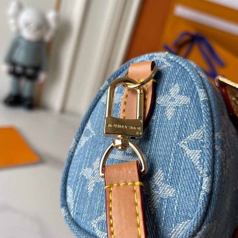 【AT3555】Louis Vuitton LV デニムミニクッションバッグ ハンドバッグ 斜めがけバッグ