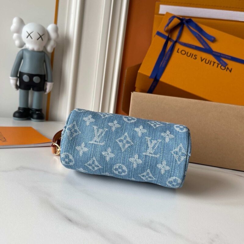 【AT3555】Louis Vuitton LV デニムミニクッションバッグ ハンドバッグ 斜めがけバッグ
