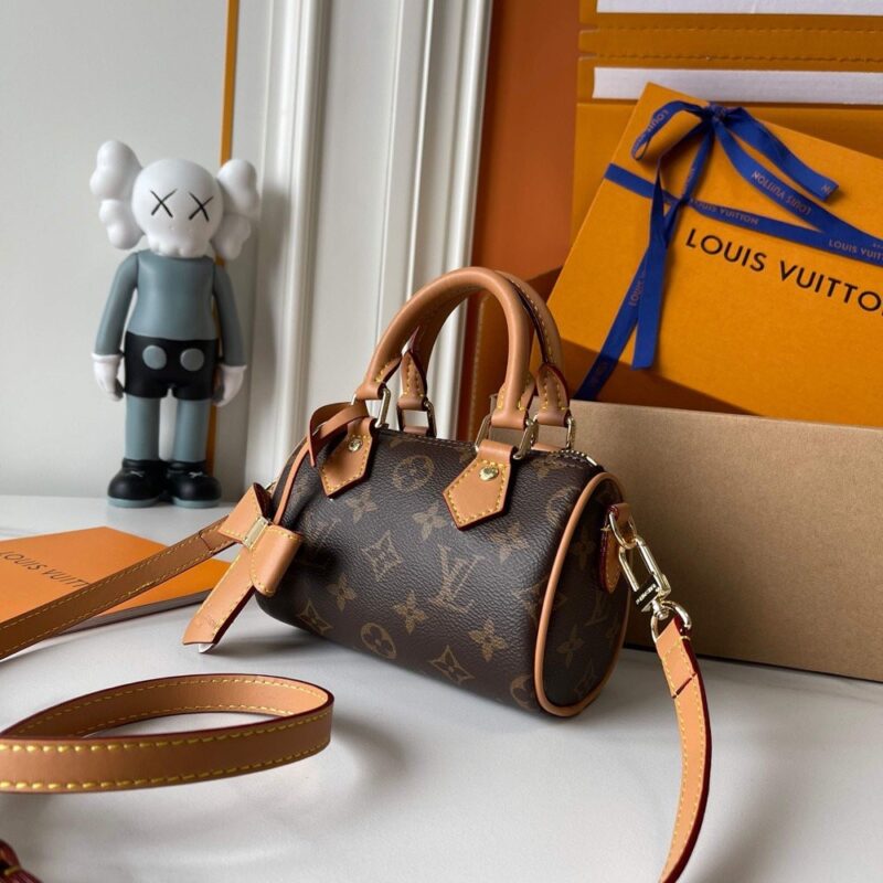 【AT3558】Louis Vuitton ルイヴィトンのクラシックなモノグラムミニボストンハンドバッグ女性用ショルダーバッグ