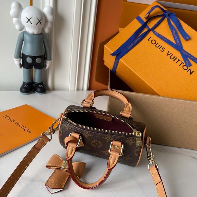 【AT3558】Louis Vuitton ルイヴィトンのクラシックなモノグラムミニボストンハンドバッグ女性用ショルダーバッグ