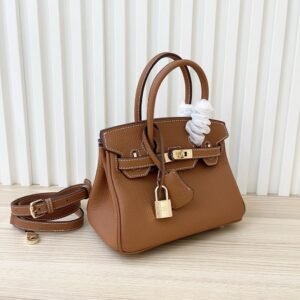 【AT3581】Hermes エルメスのクラシックなリザード柄牛革ケリーバッグ。ブラウンのハンドバッグ、ショルダーバッグ、斜め掛けバッグ。