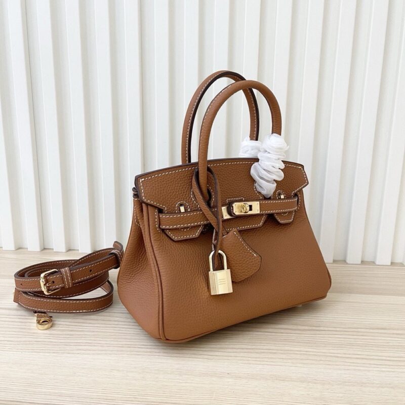 【AT3581】Hermes エルメスのクラシックなリザード柄牛革ケリーバッグ。ブラウンのハンドバッグ、ショルダーバッグ、斜め掛けバッグ。