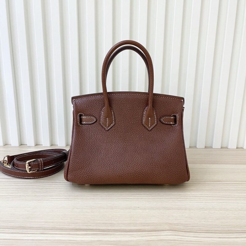 【AT3584】Hermes エルメスのボリードバッグ、クラシックスタイル｜ハイエンドな質感のブラウン色、手提げと斜め掛けができる女性用バッグ