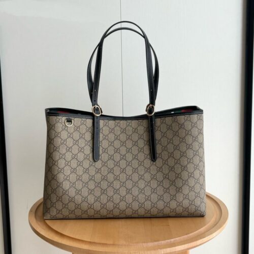 【AT3589】Gucci クラシックなダブルGキャンバストートバッグ - レトロで使いやすくてエレガントです。