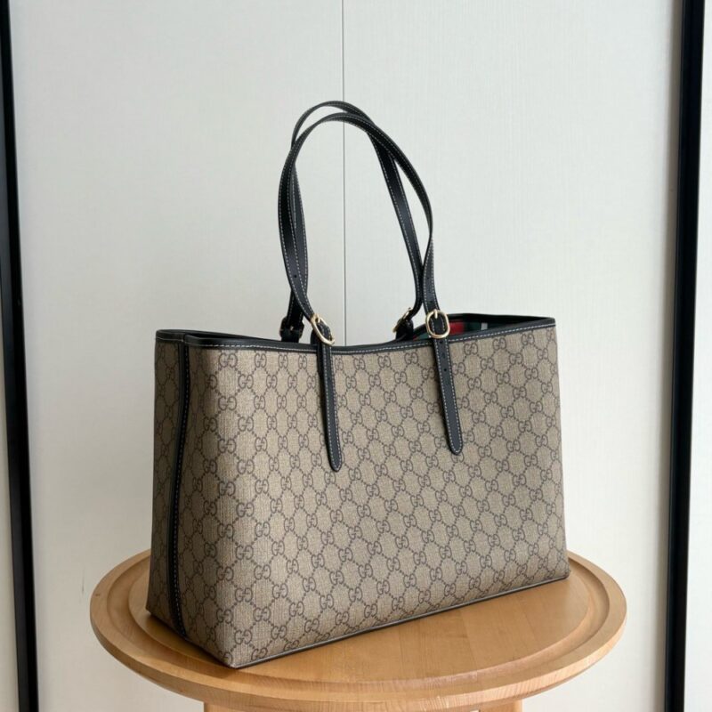 【AT3589】Gucci クラシックなダブルGキャンバストートバッグ - レトロで使いやすくてエレガントです。