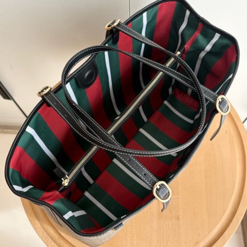 【AT3589】Gucci クラシックなダブルGキャンバストートバッグ - レトロで使いやすくてエレガントです。