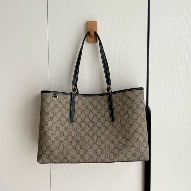 【AT3589】Gucci クラシックなダブルGキャンバストートバッグ - レトロで使いやすくてエレガントです。