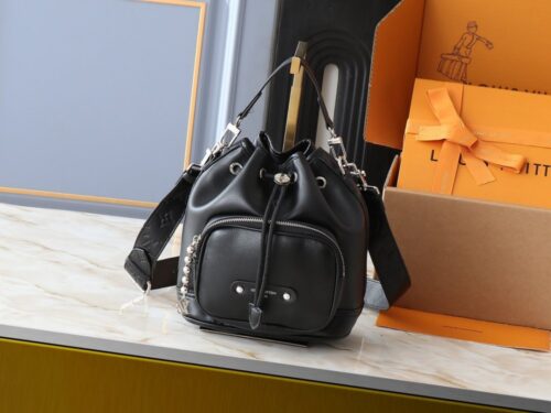 【AT3604】Louis Vuitton ブラック バケツバッグ スタイリッシュで万能な、クラシックで豪華なアイテム
