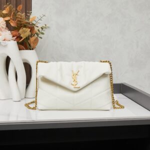 【AT3649】YSL Saint Laurent Loulou チェーンバッグ - プレミアムなヤギ革の贅沢なデザイン