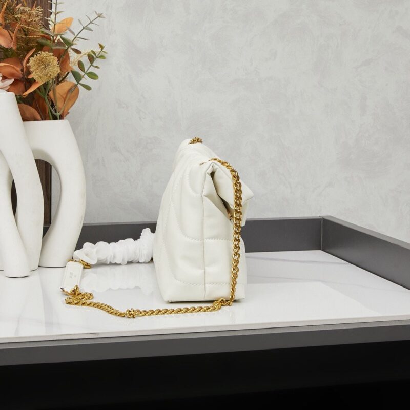 【AT3649】YSL Saint Laurent Loulou チェーンバッグ - プレミアムなヤギ革の贅沢なデザイン