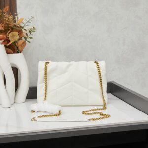 【AT3649】YSL Saint Laurent Loulou チェーンバッグ - プレミアムなヤギ革の贅沢なデザイン