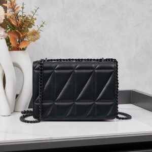 【AT3650】✨YSL Saint Laurent LouLou Small クラシックダイヤモンドフリンジチェーンバッグ✨