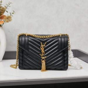 【AT3654】✨YSL SAINT LAURENT ファッションクラシックフリンジチェーンバッグ✨