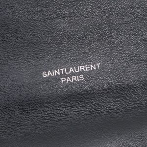 【AT3655】YSL サンローランパリのVickyブラックダイヤモンドチェーンバッグ✨