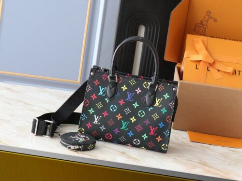 【AT3660】Louis Vuitton ルイ・ヴィトン・ムラカミカラーのモノグラムハンドバッグ🌟
