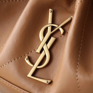 【AT3663】YSL SAINT LAURENTの豪華なステッチ入りストリングバッグ