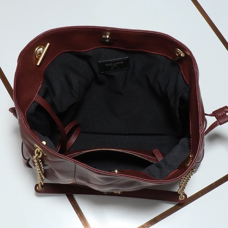 【AT3664】YSL サンローランのクラシックな高級な巾着バッグ - ハイエンドなデザイン感覚